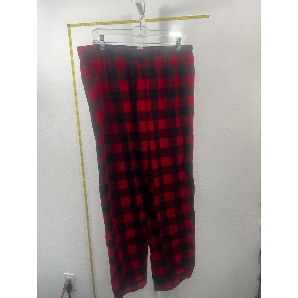 Wondershop Mens Red Black Buffalo Plaid Pajama Pants Sleepwear Lounge Size L